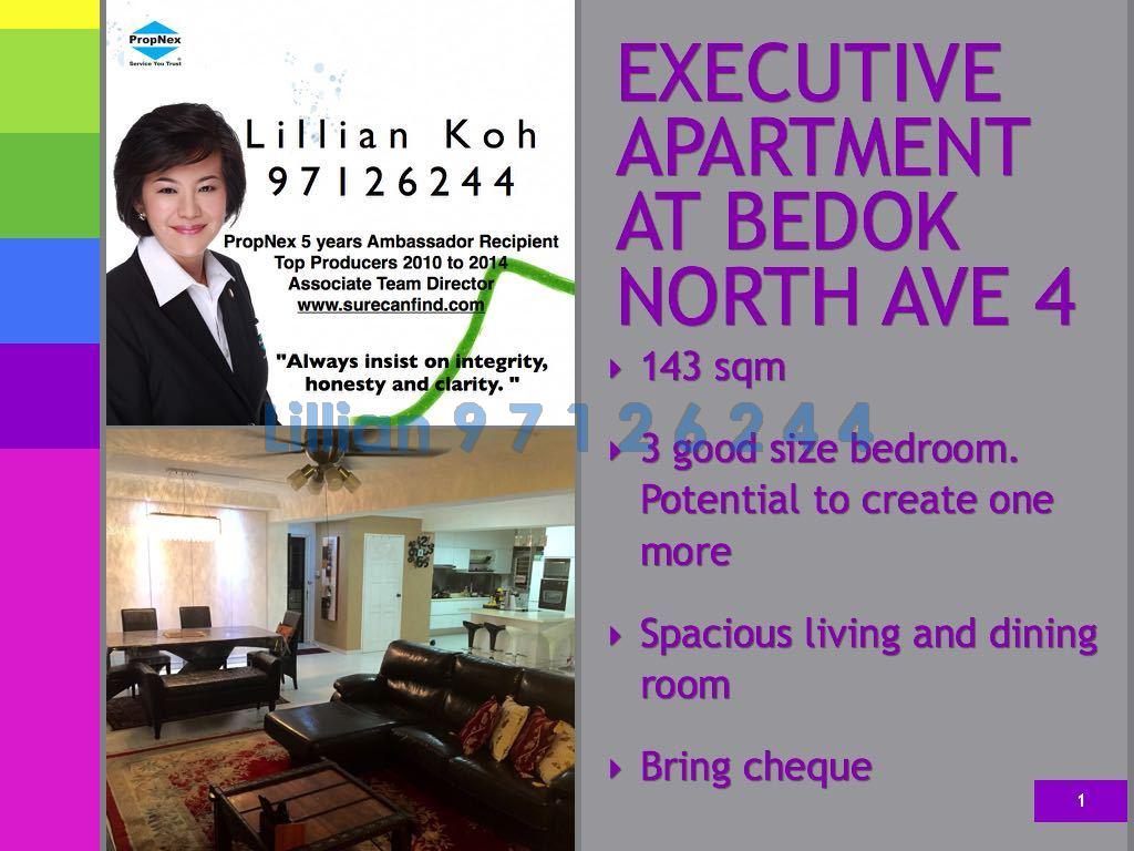 Blk 94B Bedok North Avenue 4 (Bedok), HDB Executive #92050012